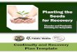 Plan Template FINAL - Emergency Network of Los  · PDF fileContinuity and Recovery Plan Template Disaster and Pandemic Planning for Nonprofits
