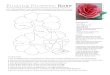 final rose template · PDF fileFolding Flowers: Rose Based on folding lotus flower pop-up designed by Tatyana Stolyarova, my birthday present to you is a joyful rose adaptation that