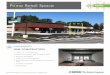 Prime Retail Space - images4.loopnet.comimages4.loopnet.com/d2/FuUkmYsfXQGt4R-A3wSKBI9w8c2CqrmC21tn… · Prime Retail Space Owner R & D Resources Building Size 8,605± SF Lot Size