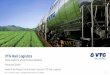VTG Rail Logistics - · PDF fileVTG számokban Kennzahlen 2016 2017_VTG Rail Logistics_ NavigátorVilág Konferencia_Budapest Umsatz 986,9 Mio € EBITDA 345,3 Mio € Mitarbeiter