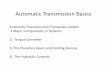 Automatic Transmission Basics - Linn–Benton …cf.linnbenton.edu/eit/auto/krolicp/upload/... · Automatic Transmission Basics Automatic Transmissions/Transaxles contain 3 Major