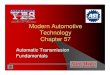 Modern Automotive Technology Chapter 57 - autotechl.comautotechl.com/MATChapters/MATChapter_57ATFundamentals.pdf · Modern Automotive Technology Technology Chapter 57 Automatic Transmission