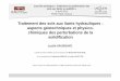Traitement des sols aux liants hydrauliques : aspects ... · PDF fileClassification GTR et. nitrate (NH 4NO 3) phosphate (KH 2PO 4) Dopage en anions : Sol sulfate (CaSO 4.2H 2O) chlorure