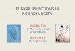 Fungal Infections in Neurosurgery 2011. · PDF fileFUNGAL INFECTIONS IN NEUROSURGERY MODERATORS Dr Manmohan Singh ... 2654 ‐2656 . ... Sharma BS, Khosla VK,