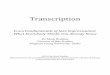 Transcription - Brigham Young University–Idahoemp.byui.edu/WatkinsM/applied/02 Transcription.pdf · Transcription From Fundamentals of Jazz Improvisation: What Everybody Thinks