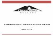 EMERGENCY OPERATIONS PLAN - Green River College · PDF fileEMERGENCY OPERATIONS PLAN Green River College | Updated October 2016 | Page 3 Introduction The Emergency Operations Plan