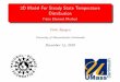 2D Model For Steady State Temperature Distribution ... · PDF file2D Model For Steady State Temperature Distribution Finite Element Method Vinh Nguyen University of Massachusetts Dartmouth