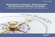 Regulatory Impact Assessment in Insurance - CUTS · PDF fileRegulatory Impact Assessment in Insurance Sector in India: Facilitating Investments and Enabling Access ... 2 Figure taken