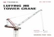 CTL 180-16 H20 Luffing Jib Tower Craneelit.terex.com/assets/ucm02_047913.pdf · Luffing Jib Tower Crane CTL 180-16 H20 Specifications: Max jib length: 180.5 ft Capacity at max length: