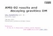AMS-02 results and decaying gravitino DM - misho 20131120-PASCOS)AMS... · PDF fileAMS-02 results and decaying gravitino DM Sho IWAMOTO 20th Nov. 2013 PASCOS 2013 Conference @ Taipei,