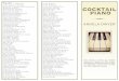 COCKTAIL PIANO copy -  · PDF fileCOCKTAIL PIANO ANGELA DWYER Enjoy listening to timeless jazz standards ... The Way We Were - Barbara Streisand Up Where We Belong - Joe Cocker