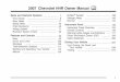 2007 Chevrolet HHR Owner Manual M - General Motors · PDF file2007 Chevrolet HHR Owner Manual M 1. Service and Appearance Care..... 287 Service ..... 289 Fuel ..... 291 Checking Things