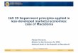 IAS 39 Impairment principles applied in less-developed ...siteresources.worldbank.org/.../IAS39-macedonia.pdf · Content: IAS 39 Impairment principles Regulation for credit risk management