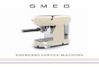 ESPRESSO COFFEE MACHINE - · PDF fileColor, design and taste THE PERFECT MIX Smeg Espresso Coffee Machine, with its unique design, it’s an iconic object with strong aesthetic character
