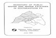 INVENTORY OF PUBLIC WATER AND SEWER · PDF fileWATER AND SEWER FACILITIES IN SOUTHEASTERN PA ... local level by over 300 private companies, ... adequate public water and sewer facilities