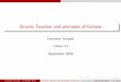 Income Taxation and principles of · PDF fileIncome Taxation and principles of fairness Laurence Jacquet THEMA, IFS September 2016 Laurence Jacquet (THEMA, IFS) Income Taxation and