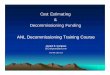 Cost Estimating Decommissioning Funding Cours… · 2 Cost Estimating & Decommissioning Funding – Understand Purpose And Types Of Estimates Advantages/Disadvantages – Understand