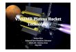 VASIMR Plasma Rocket Technology - WordPress.com Petro Advanced Space Propulsion Laboratory NASA JSC Houston, Texas May 2002 VASIMR Plasma Rocket Technology