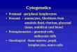 Prezentace aplikace PowerPoint - FNOLulgrs.upol.cz/portalen/wp-content/uploads/2011/01/lecture_Cyto... · • Fetal karyotyping • Fetal enzyme assay ... -optimal stage for blastomere