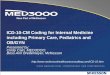 ICD-10-CM Coding for Internal Medicine including …betterhealth.mckesson.com/wp-content/uploads/MED... · ICD-10-CM Coding for Internal Medicine including Primary Care, Pediatrics