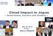 Cloud Impact in Japan Global ICT Forum/Cloud... · Cloud Impact in Japan ~ Government, ... LTE 7.1M/s World Fastest ... Verizon Show at CES 2013 ~No Phones There~ Running shoes that