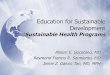 Education for Sustainable Developmentarchive.ias.unu.edu/resource_centre/Topic 3.pdf · Education for Sustainable Development ... local barangay (village) ... Given the conceptual
