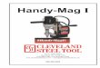 Handy-Mag I - · PDF file800-446-4402. Table of Contents ... The Handy-Mag I is designed to work only with the tooling provided. Use of other tooling may cause damage to the drill,