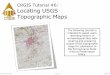 CRGIS Tutorial #6: Locating USGS Topographic · PDF file3.Click “Pennsylvania Imagery Navigator” CRGIS Tutorial #6: Locating USGS Topographic Maps . CRGIS Tutorial #6 Page | 3