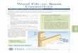 Purpose: Key Issues - FEMA.govPurpose: To illustrate typical wood pile-to-beam connections, provide basic construction guidelines on various connection methods, and show pile bracing