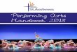 Performing Arts Handbook 2018 - salc.qld.edu.auHandbook 2018. Performing Arts ... Lessons are taken during the school day or after school (to be negotiated ... Saxophone Mrs Julie