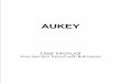 User Manual - images-na.ssl-images- · PDF fileThank you for purchasing the AUKEY CP-T06 Four-Section Tripod with Ball Head. Please read this user manual carefully and keep it for