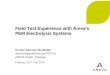Field Test Experience with Areva's PEM Electrolysis Systems · PDF fileField Test Experience with Areva's PEM Electrolysis Systems Kerstin Gemmer-Berkbilek Technologieentwicklung PTDT-G