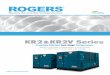 KR2V Seriesrogers-kseries.com.php7-32.phx1-2.websitetestlink.com/wp-content/... · 3 KR2&KR2V Series, Two-Stage Air End C-face Motor Mount Ensures longer coupling life, quieter operation,