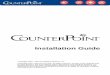 CounterPoint Installation Guide - · PDF fileCounterPoint Installation Guide 5 Introduction CounterPoint is a 32-bit integrated business software application that provides point-of-sale,