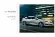 SONATA 2017 - · PDF fileNot available on Sonata Hybrid or Plug-in Hybrid models. PLASTIC HOOD PROTECTOR Help prevent dents and scratches ... winter months without using a drop of