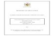 MINISTRY OF · PDF fileRepublic of Namibia MINISTRY OF EDUCATION NAMIBIA SENIOR SECONDARY CERTIFICATE (NSSC) ENGLISH FIRST LANGUAGE SYLLABUS HIGHER LEVEL This syllabus replaces previous