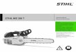 STIHL MS 200 T Arborist Chain Saw Instruction Manual ... · PDF filepump Danger! Indicates an imminent risk of severe or fatal injury. Warning! Indicates a hazardous situation which,