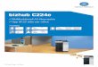 bizhub · PDF filebizhub C224e Utskrift – Färg ... Operativsystem Windows XP (32/64) Windows ... – Priser och specifikationer från Konica Minolta är angivna med förbehåll