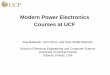Modern Power Electronics Courses at UCFpeople.qatar.tamu.edu/shehab.ahmed/NSF Presentations - pdf/Monday... · Modern Power Electronics Courses at UCF ... To provide fundamental understanding