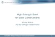 High Strength Steel for Steel · PDF file3/12/2009 · Hydrogen content of welding consumable [cm 3 ... (submerged arc welding) and for typical CET´s ... Gas consumption ↓ Heating
