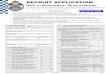 RECRUIT APPLICATIN - Queensland Police Recruiting Forms/Health... · RECRUIT APPLICATIN. To be completed . and . taken with you when undertaking your medical examination with the