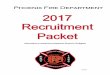 Phoenix Fire Department 2017 Recruit ent Pac · PDF filePhoenix Fire Department Hiring Process 1.Written Test The recruit examination is a 100-question, multiple-choice test with a
