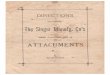 Instructions for 1888 Singer puzzle box attachments (1889)ismacs.net/.../manuals/singer-foot-bar-attachments-1888.pdf · Instructions for 1888 Singer puzzle box attachments (1889