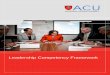 Leadership Competency Framework - ACU (Australian · PDF fileLeadership Competency Framework 2 . ... An organisation can articulate the key behaviours that support its strategic direction
