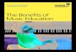 The Benefitsof  · PDF fileThe Royal Conservatory FOR MORE INFORMATION, PLEASE CALL 1.800.461.6058 OR VISIT RCMUSIC.CA The Royal Conservatory Music %
