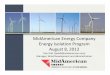 MidAmerican Energy Company Energy Isolation Program · PDF fileMidAmerican Energy Company Energy Isolation Program August 8, 2012 ... Energy Isolation Programs need to: ... • 575