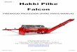 ENGLISH Hakki Pilke Falcon Falcon... · 3 Washer 96053 A20 2 2 Keel ... 28 Lubrication nipple M8x1 90 GR 96275 1 ... No. Name Part number Pcs 4 Draw spring 95423 1