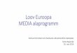 Loov Euroopa MEDIA alaprogramm - kul.ee · PDF fileturundus ja finants stsenaariumiarendus, projektiarendus ja produtseerimine uued tehnoloogiad