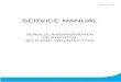 SERVICE MANUAL -  · PDF fileservice manual senville airconditioner dc inverter split wall-mounted type . contents 1. ... 9.1 indoor unit error display