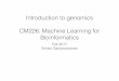 Introduction to genomics CM226: Machine Learning for ...web.cs.ucla.edu/~sriram/courses/cm226.fall-2017/slides/intro.pdf · Is the disease genetic or environmental ? ... next Introduction